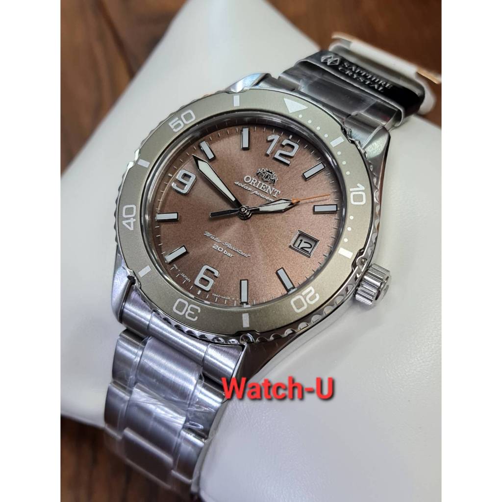 นาฬิกา Orient Sports Solar-Powered สายเหล็ก รุ่น RA-WJ0004Y