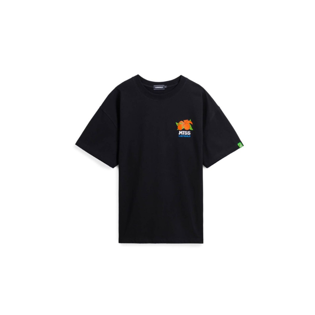 CARNIVAL CNVXMTSST001BK MTSS IN BKK OVS T-SHIRT BLACK