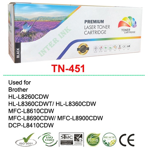 หมึกพิมพ์ Brother MFC-L8610CDW / MFC-L8690CDW / MFC-L8900CDW (TN-451) Color Box