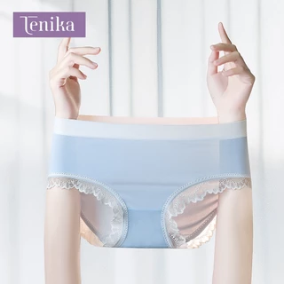 TENIKA กางเกงในผู้หญิง กางเกงในเนื้อบางนุ่ม วัสดุที่มีคุณภาพ ผ้าบางเฉียบ ระบายอากาศ เย็น Kni-012