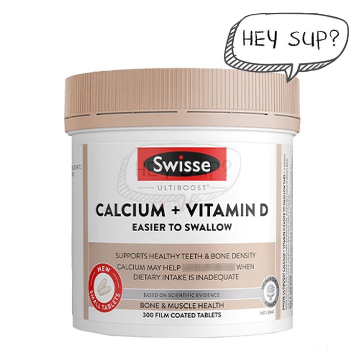 Swisse Calcium + Vitamin D Mini 300 Tables