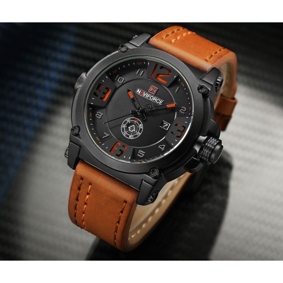 Naviforce รุ่น NF9099 นาฬิกาข้อมือผู้ชาย แบรนด์จากญี่ปุ่น ของแท้ประกันศูนย์ไทย 1 ปี