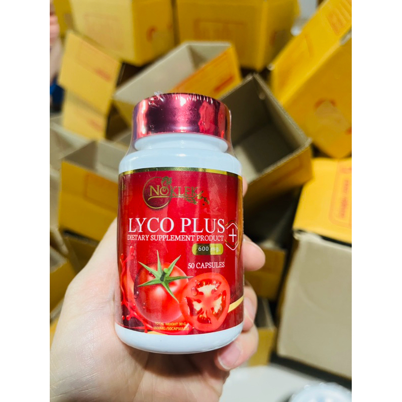 ส่งฟรี มี อย. Lyco Plus มะเขือเทศสกัด 100% [50แคปซูล] ต้านอนุมูลอิสระ ชะลอวัย ผิวพรรณสดใส