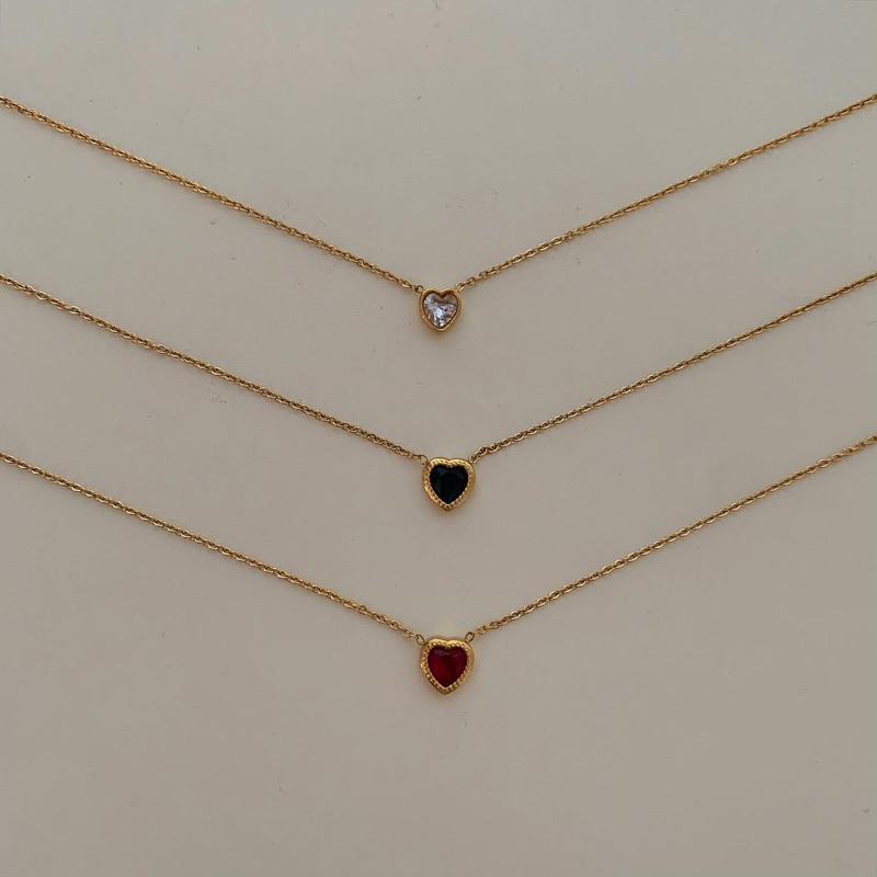 HER OBJECTIVE_HER HEART WEAVER PENDANT NECKLACE