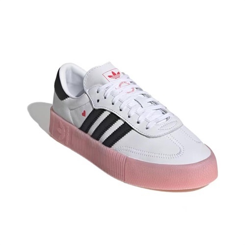 adidas Originals Sambarose Valentine Cloud White Core Black Glory Pink EF4965 Sneaker รองเท้าสตรีของ