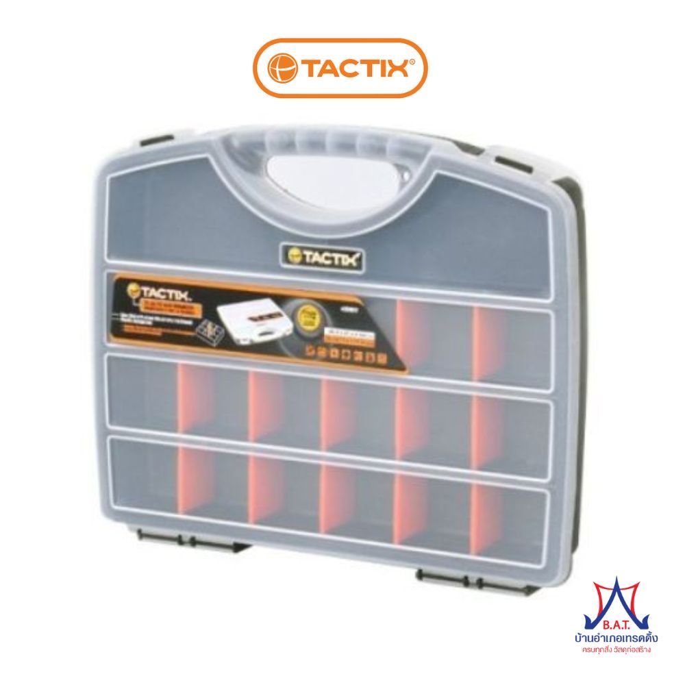 กล่องเครื่องมือ ช่องสกรู 18ช่อง 10" 320017 TACTIX