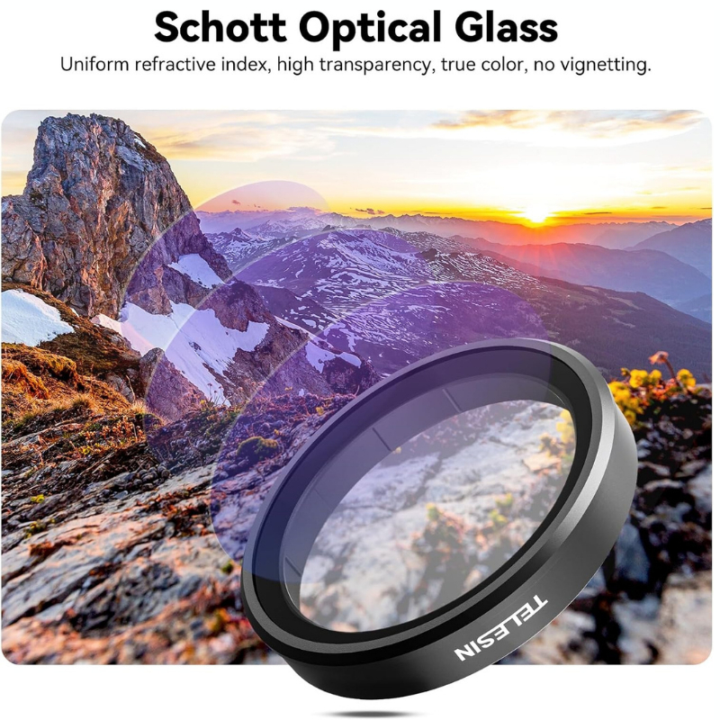 Telesin ND64 (Neutral Density Filters) For DJI Osmo Action 5Pro/4/3