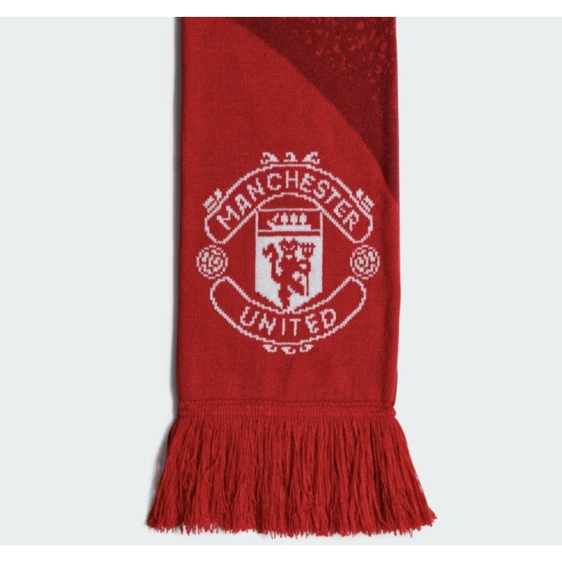 New แท้ แผ้าพันคอแมนยู​ พร้อมส่ง​ ป้ายUK MANCHESTER UNITED HOME SCARF