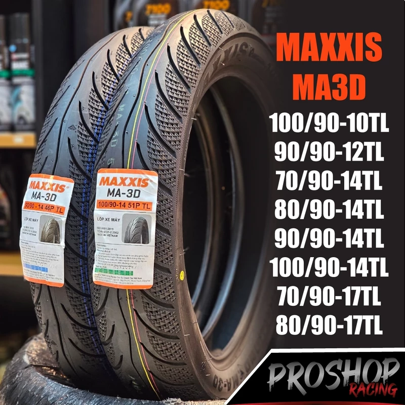 ยาง Maxxis MA3D ลายเพชร สำหรับ Click 125i Scoopy Wave Honda Lead ขอบ 14 17
