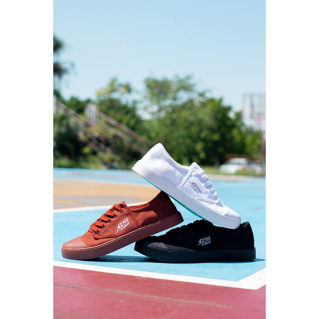 Y-Roon รองเท้าผ้าใบนักเรียน รุ่น 4X100 เพิ่มขอบนวม ใส่แล้วนุ่มสบาย มีครบทุกสี  ไซซ์ 31-45 - รูปที่ 6