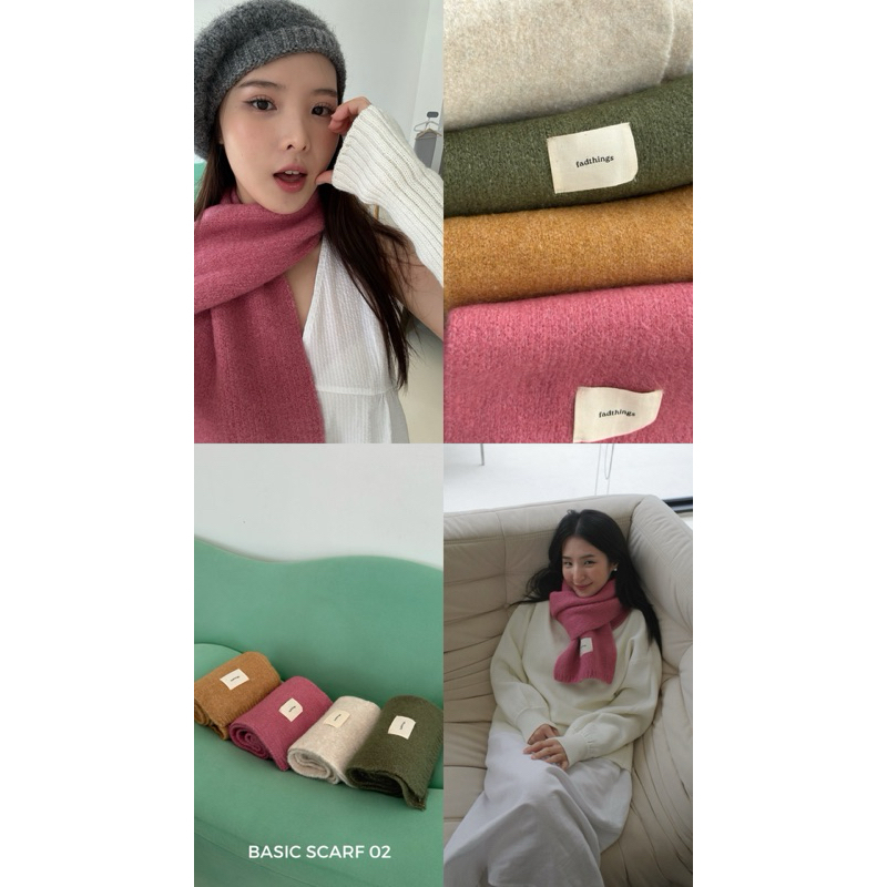 FADTHINGS : basic scarf 02 🧶🧵