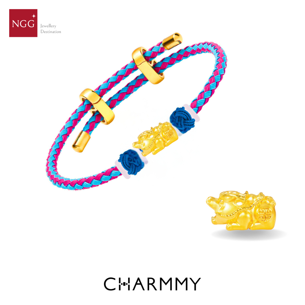 NGG Believe The State Pixiu 999 Gold Charm ทองคำแท้ 99.9%  (มีใบรับประกัน)