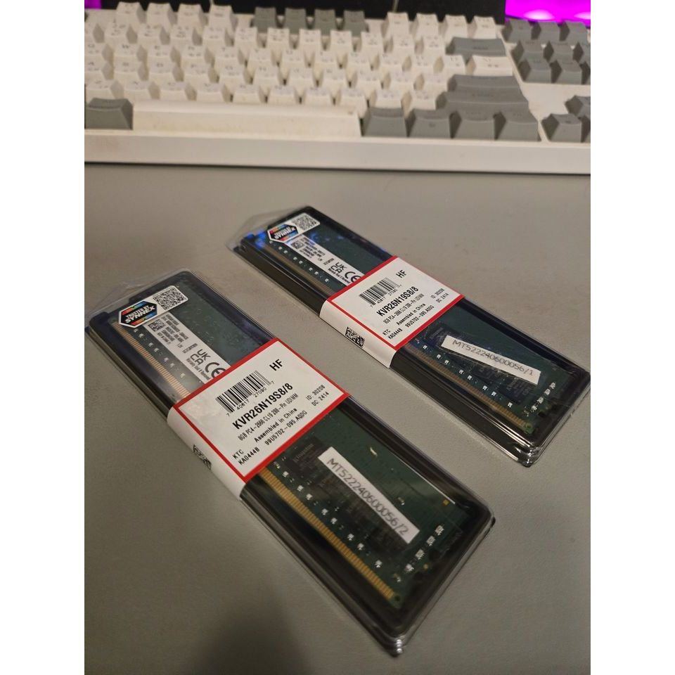 Kingston Value RAM 16G (8*2) DDR4 bus 2666mhz