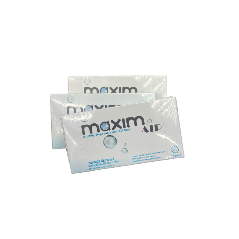 คอนแทคเลนส์ Maxim Air 1 คู่ รายเดือน