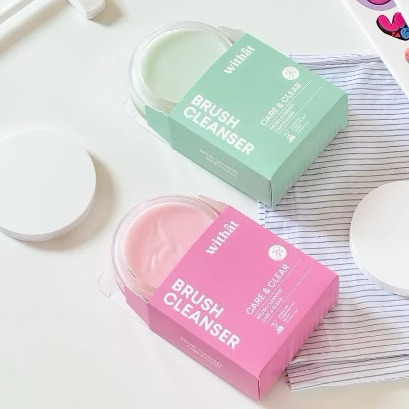 💚💖 Withat Brush Cleanser วิทแทท บลัชคลีนเซอร์ สบู่ ล้างแปรงแต่งหน้า ล้างพัฟ ทำความสะอาดอุปกรณ์แต่งหน