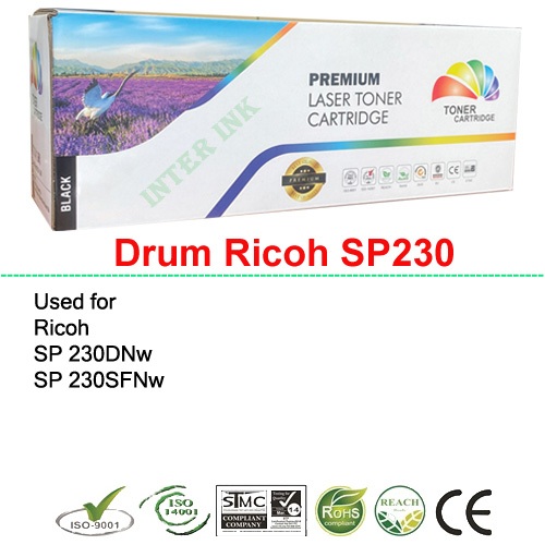 ดรัมเทียบเท่า Drum Ricoh SP230 (12K) Color Box