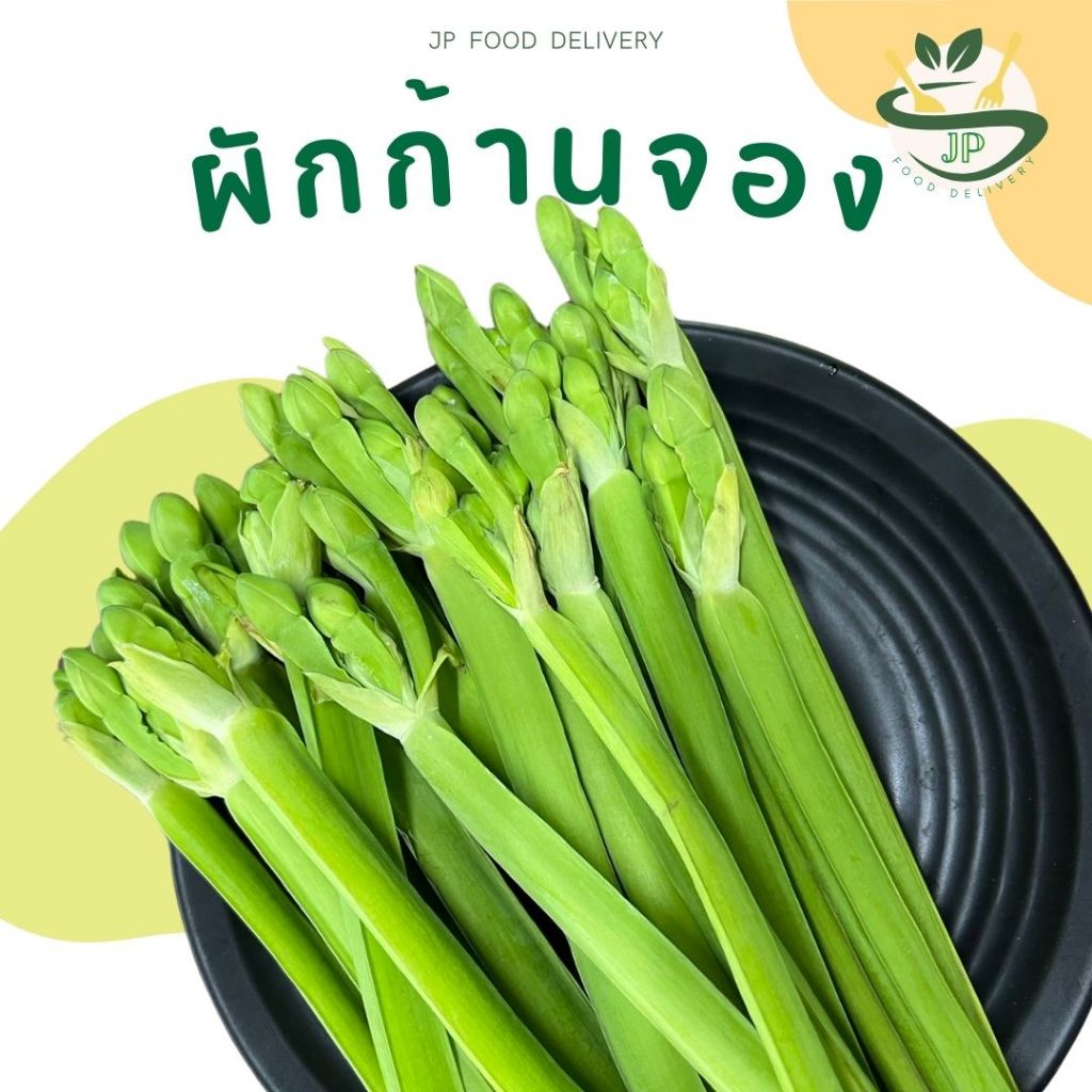 Jp Food Delivery ผักสด l ผักพื้นบ้าน ผักก้านจอง สด สะอาด 200 กรัม