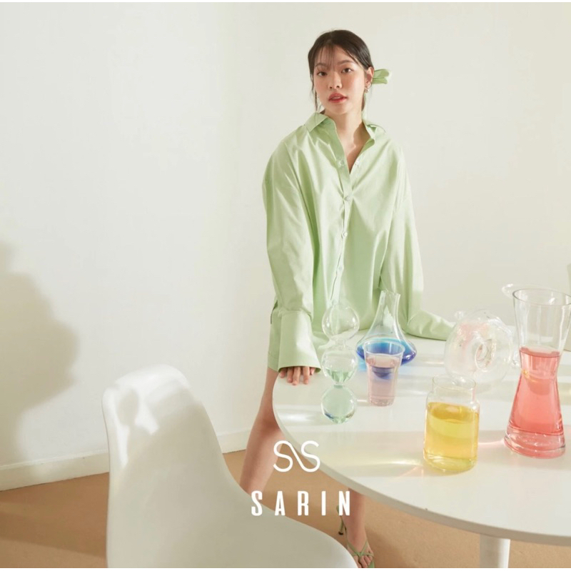 Sarin shirt 1110 (Used) สี Melon