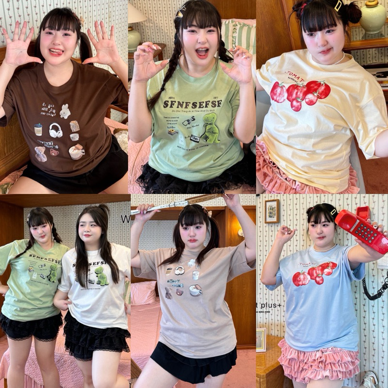 เสื้อยืด Oversized เสื้อยืดโอเวอร์ไซซ์ อก36-46นิ้ว Oversized
