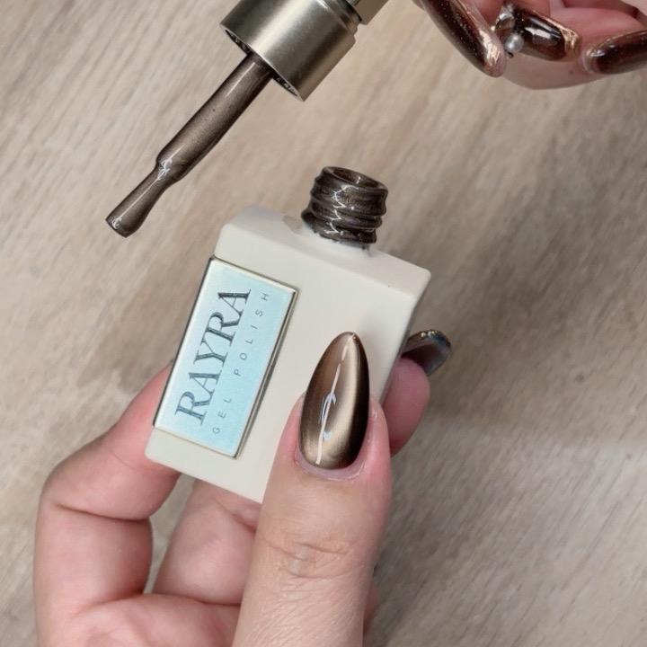 รวมสียอดฮิต Rayra น้ำตาลช็อกโกแลต ลูกแก้วซาตินสวยที่สุดสีตามหา RL07-04 ต้องเข้าเครื่องอบนะคะ สีเจล