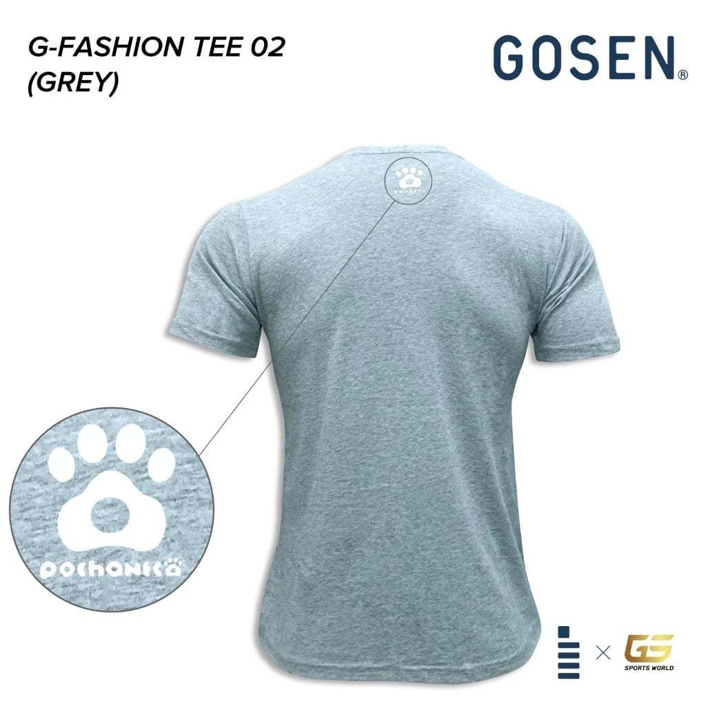 เสื้อยืดแบดมินตัน GOSEN Shirt G-FASHION 03 เสื้อออกกำลังกาย (สินค้าลิขสิทธิ์แท้ 100%) *มีบริการสกรีนเพิ่มชื่อตัวเอง* ราคา ถูกที่สุด ดีลบีเคเค แกลเลอรีภาพที่ 5