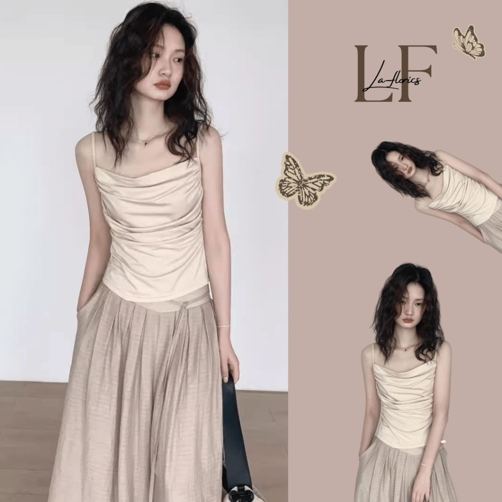 Laflorics เสื้อสายเดี่ยว สไตล์ชิวๆ