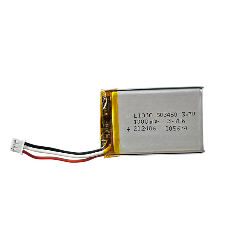 แบตเตอรี่ 503450 1000mAh 3.7v แบตเตอรี่กล้อง แบตกล้อง MP3 MP4 GPS แบตลำโพง Steer 3pin สามสาย