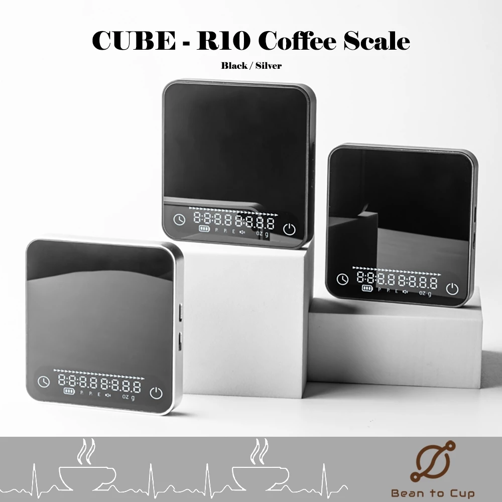 [New] CUBE-R10 / Plus Coffee Scale // ตาชั่งดิจิตัล เครื่องชั่งกาแฟ ตาชั่งมัทฉะ มีหลายโหมดการใช้งาน