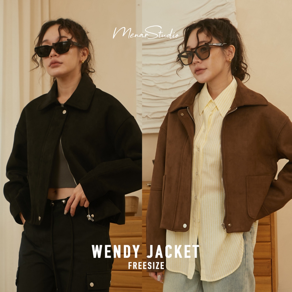 [Wendy] ผ้าหนังกลับนุ่มนิ่ม ความหนากำลังดี ใครที่ชอบความเท่ปนน่ารักต้องยกให้รุ่นนี้เลย