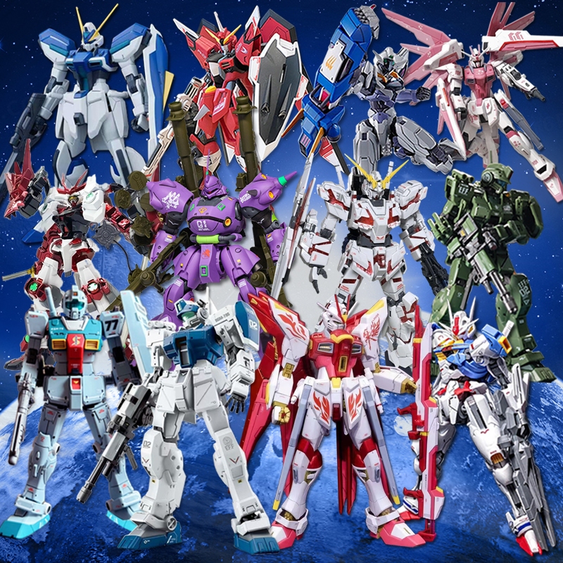 จัดส่งในวันเดียวกัน Hg Gundam 1/144 ประกอบ หุ่นยนต์ โมเดล กันพลา ของเล่น ของเล่นฟิกเกอร์ประกอบ กันดั้มแท้ กันดั้ม
