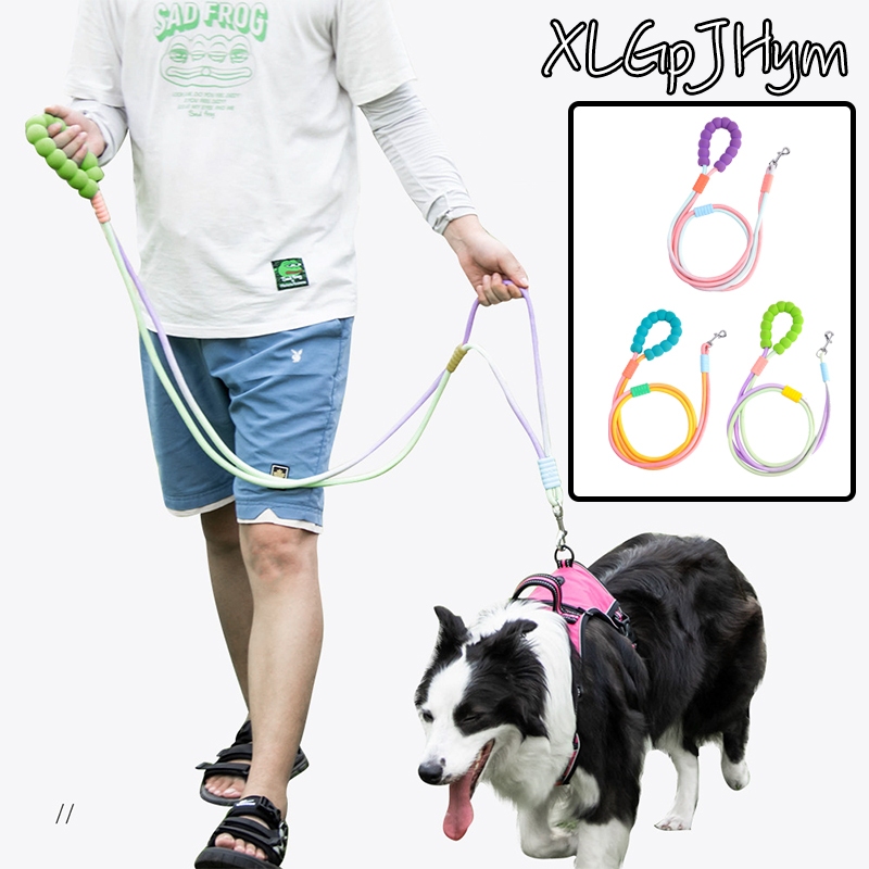 สายจูงสุนัขแมว สัตว์เลี้ยง เชือกเส้นใหญ่ ทนต่อเเรงดึงได้ 150 KG สายจูงหมา สายจูงน้องหมาตัวเล็ก ปรับความยาวได้