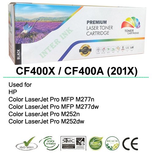 หมึกเลเซอร์ CF400X / CF400A (201X) สีดำ Full Color