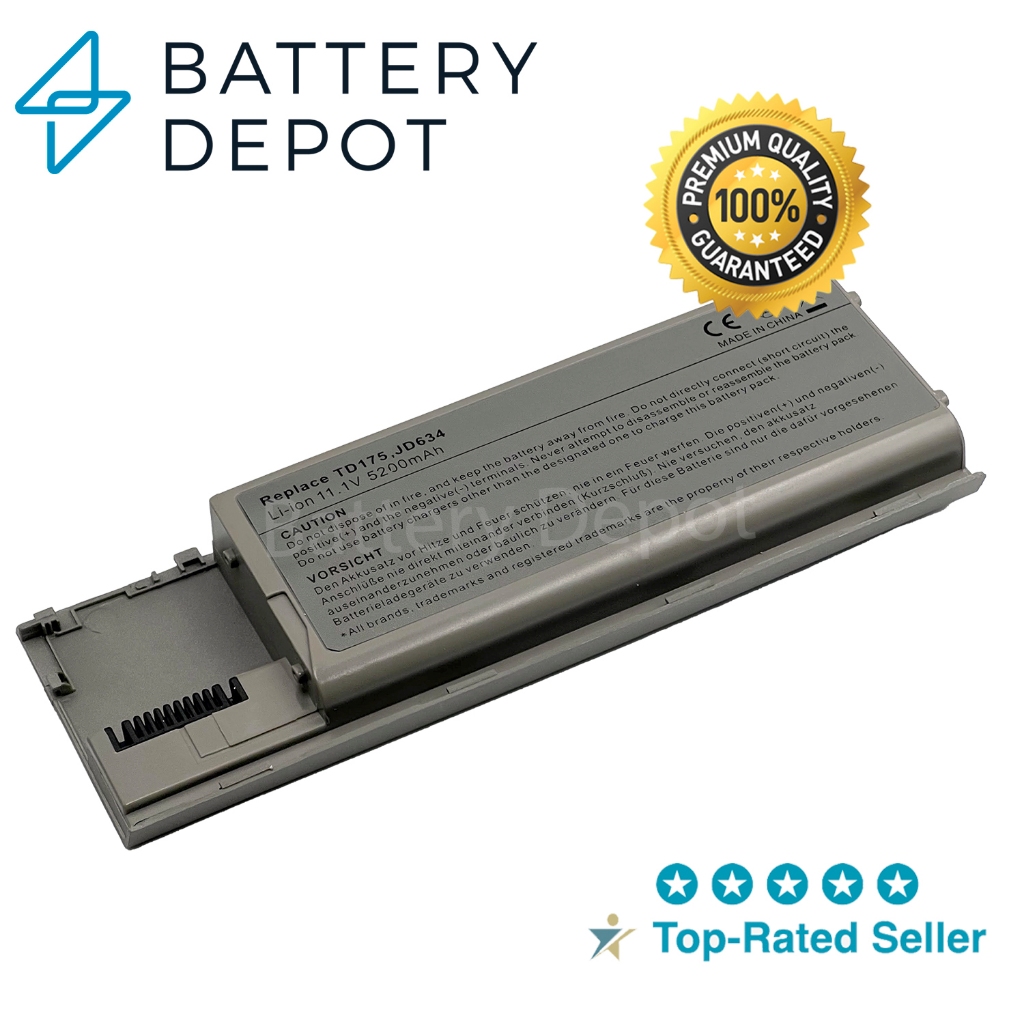 Dell แบตเตอรี่ (สำหรับ Latitude D630, D620, D631, D640 / Precision M2300 Series) PC764 Dell battery 