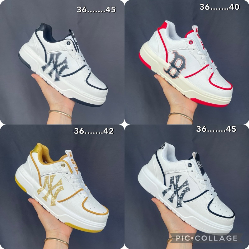 รองเท้าผ้าใบ สินค้าพร้อมส่ง MLNY กำลังขายดีผู้หญิงและผู้ชายเลย 36:45
