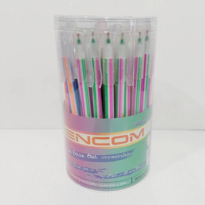 ปากกาหมึกน้ำมัน Pencom No.DF-03 0.5 สีน้ำเงิน  ( 50 ด้าม )