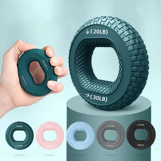 บริหารนิ้วมือ ที่บีบมือออกกําลังกาย Hand Grip Rings ที่บีบมือ เครื่องบริหารมือ ยางยืดบริหารมือ 5 สี พร้อมส่ง