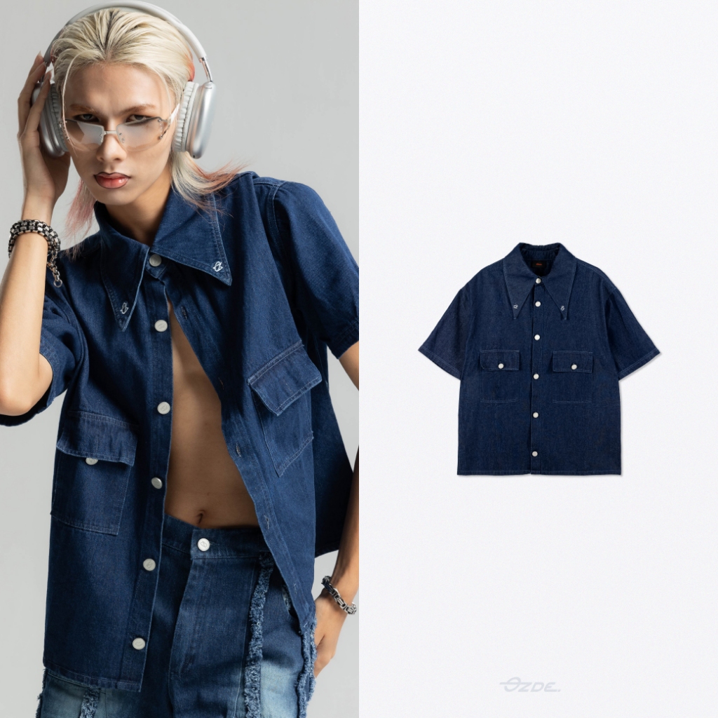 OZDE. - เสื้อเชิ้ต ยีนส์ รุ่น OZ ROCKETS