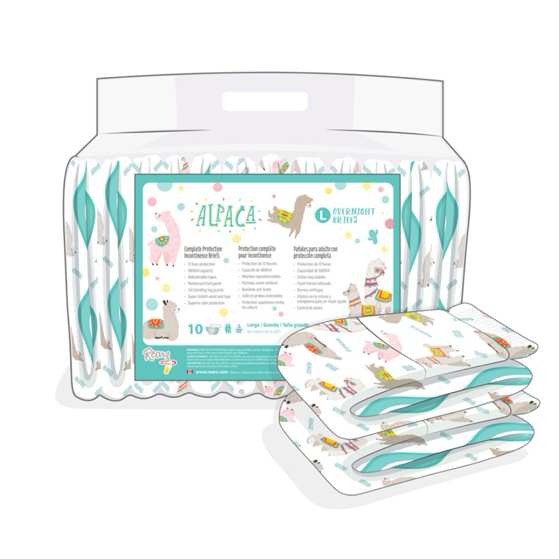 ผ้าอ้อมผู้ใหญ่ ABDL Rearz Alpaca M