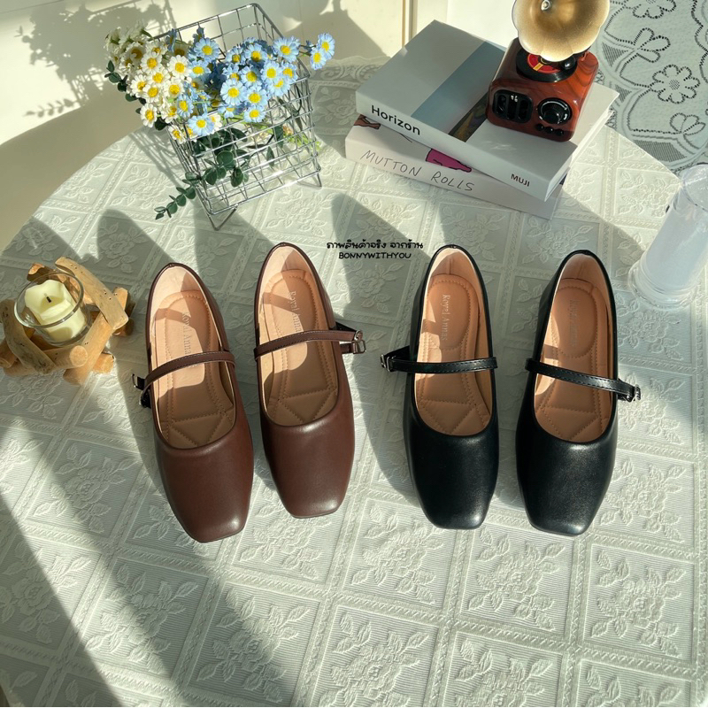 ꒰พร้อมส่ง꒱ รองเท้าคัทชูหนัง ไซส์35-44 | 🪭🫶🏻#รุ่นอลิส พื้นนิ่ม แบบไม่เสริมส้น (สั่งผ่านShopee Video ลด100.-)
