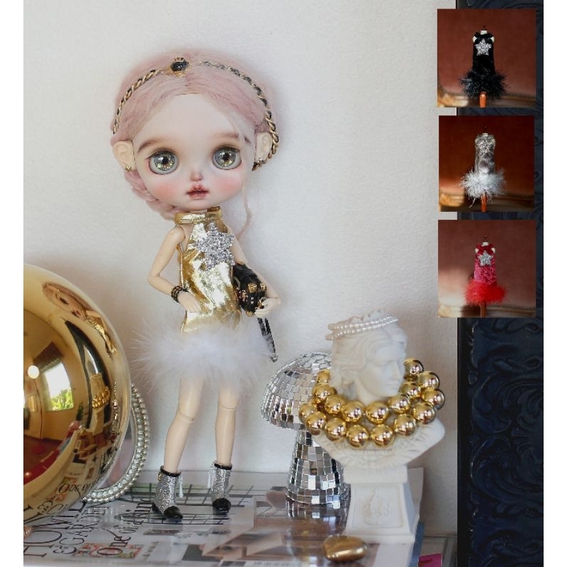 🌟🦩ชุดติดแกลมสายลักซูววว์ ของน้องบลายธ์ Blythe dolls.