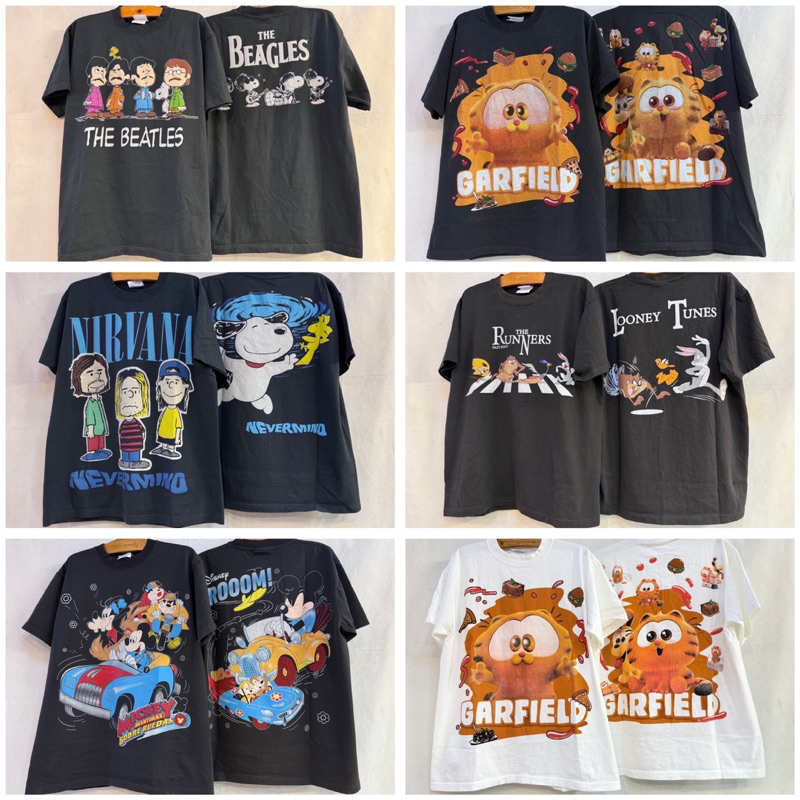 เสื้อวินเทจ เสื้อผ้าฟอก เสื้อการ์ตูน90