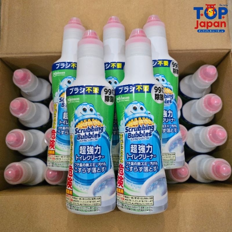 🇯🇵นำเข้าจากญี่ปุ่นแท้100% SCJohnson Scrubbing Bubbles Super Powerful Toliet Cleanner เจลทำความสะอาดชักโครก แบบไม่ต้องขัด