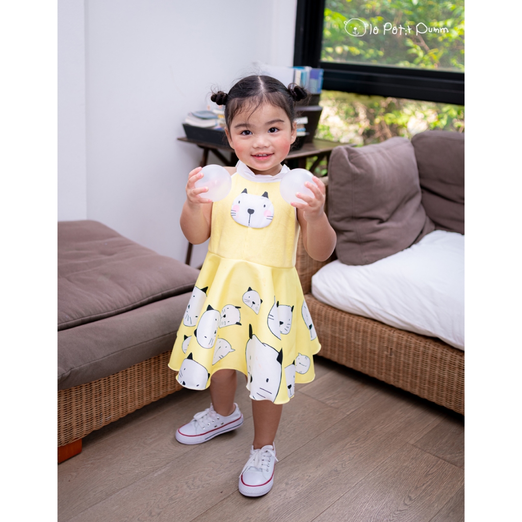 CHA-LOM : HS PU 635 BA ชุดเดรสกระโปรง