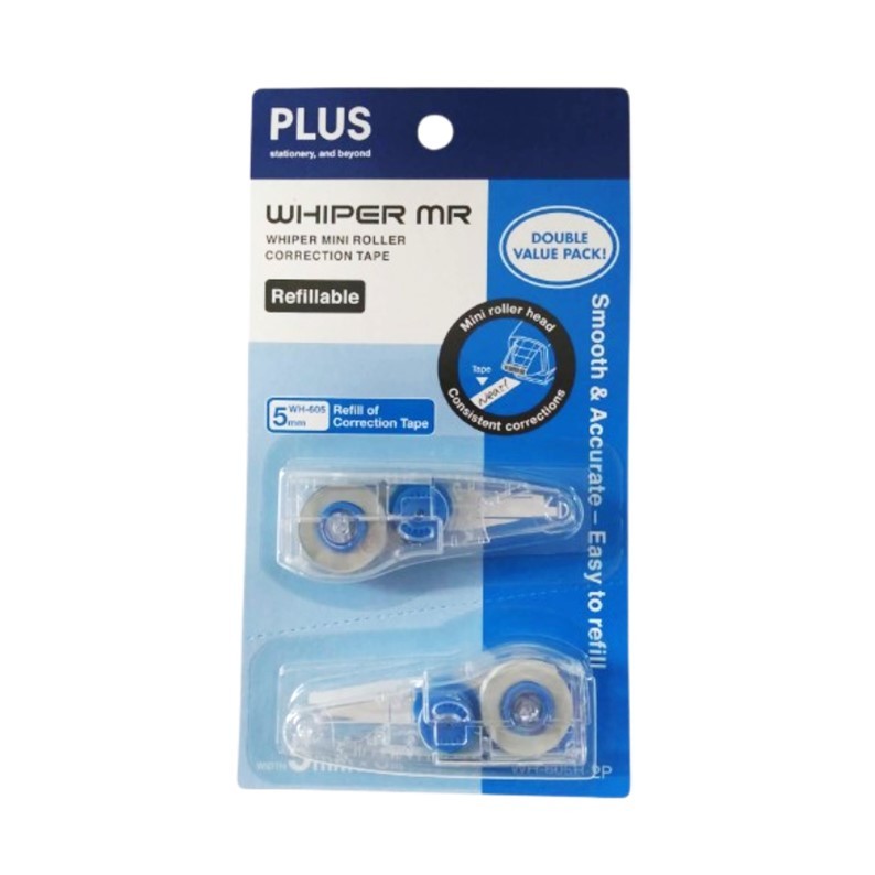 ไส้เทปลบคำผิด PLUS WH-605 5มม.x6ม.(refill)