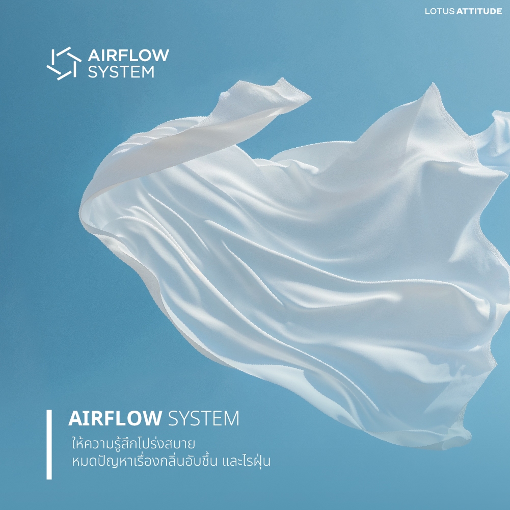ชุดผ้าปูที่นอน + ผ้านวม LOTUS ATTITUDE รุ่น NORDEN ELEMENTS นวัตกรรม ICETECH Technology (รุ่นนี้เนื้อผ้ามีลาย) - รูปที่ 4