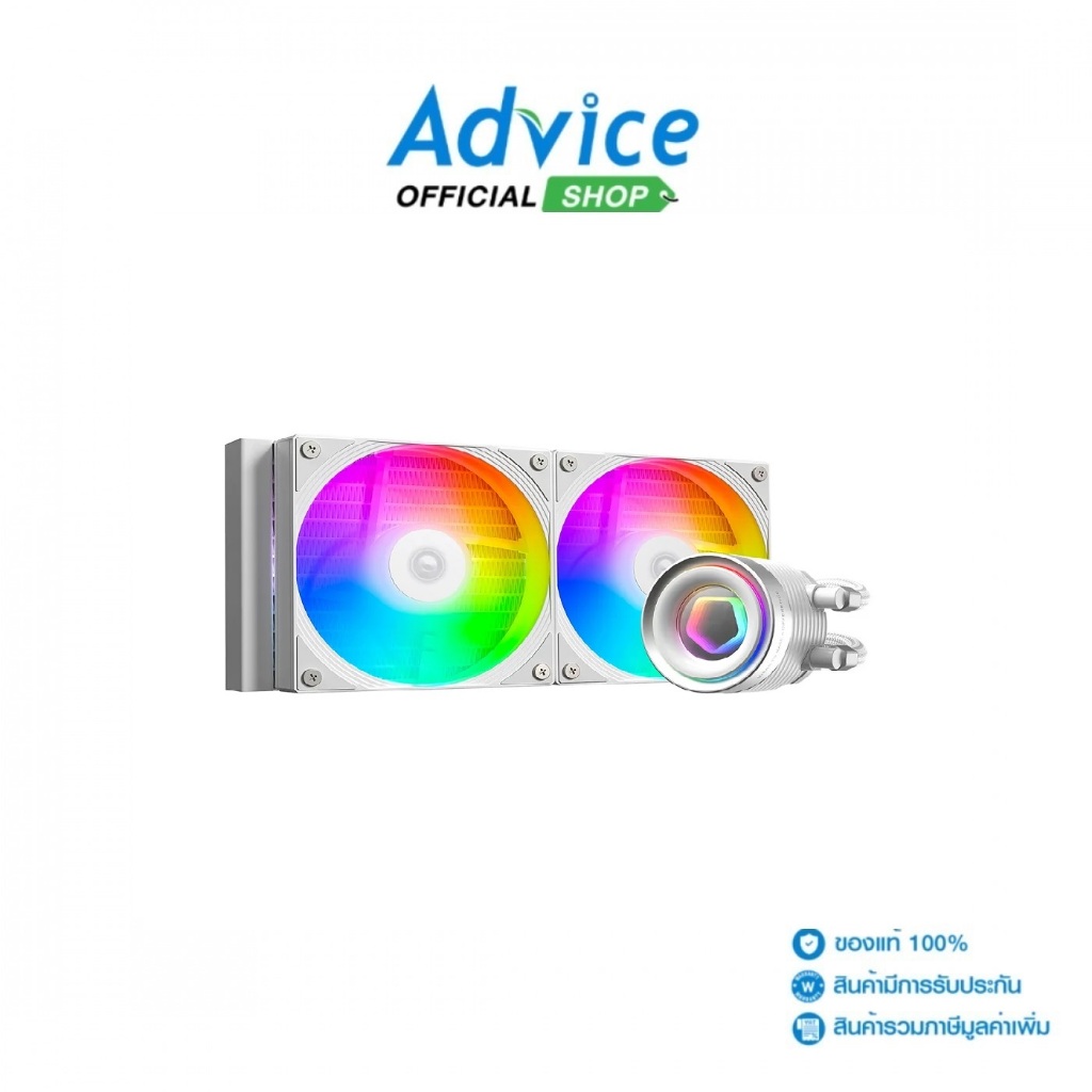 ID-COOLINGLIQUID COOLING  FX 240 INF ARGB WHITE - A0163280