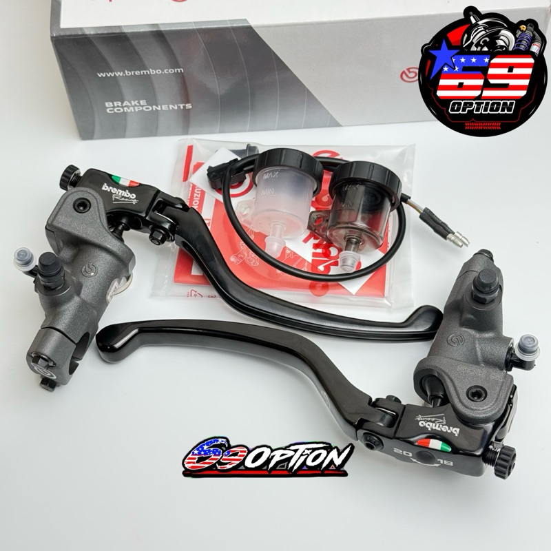 ปั้มบน Brembo อิตาลี่ข้างขวา 15RCS ก้านยาว