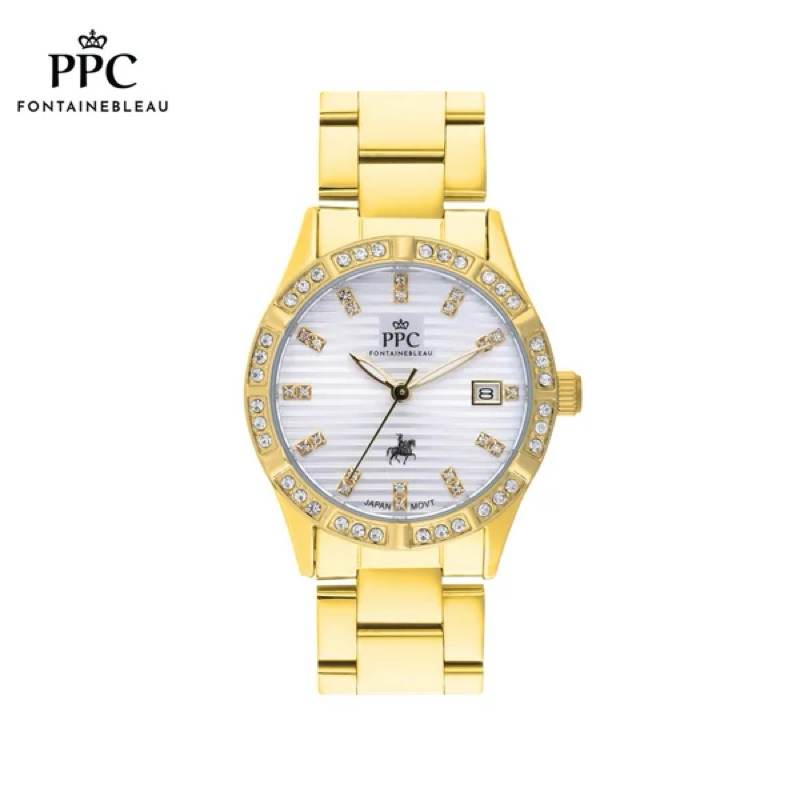 PPC FONTAINEBLEAU รหัส PPC-DF09 ของแท้100% ประกันศูนย์ไทย 1 ปี+กล่อง นาฬิกาข้อมือผู้หญิง