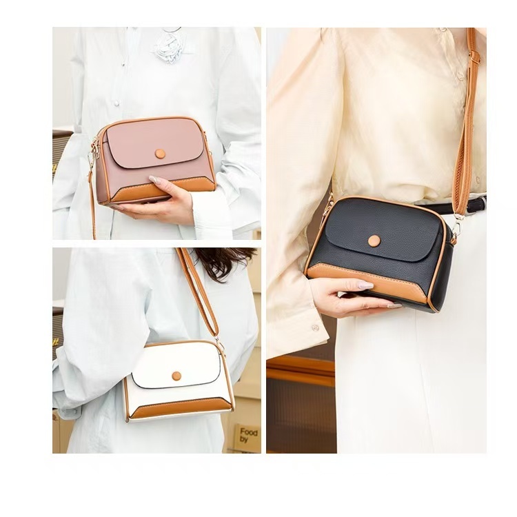 [PG7305] กระเป๋าสะพายข้างแฟชั่นผู้หญิง หนังPUสไตล์เรียบหรู พร้อมส่งจากไทย - รูปที่ 2