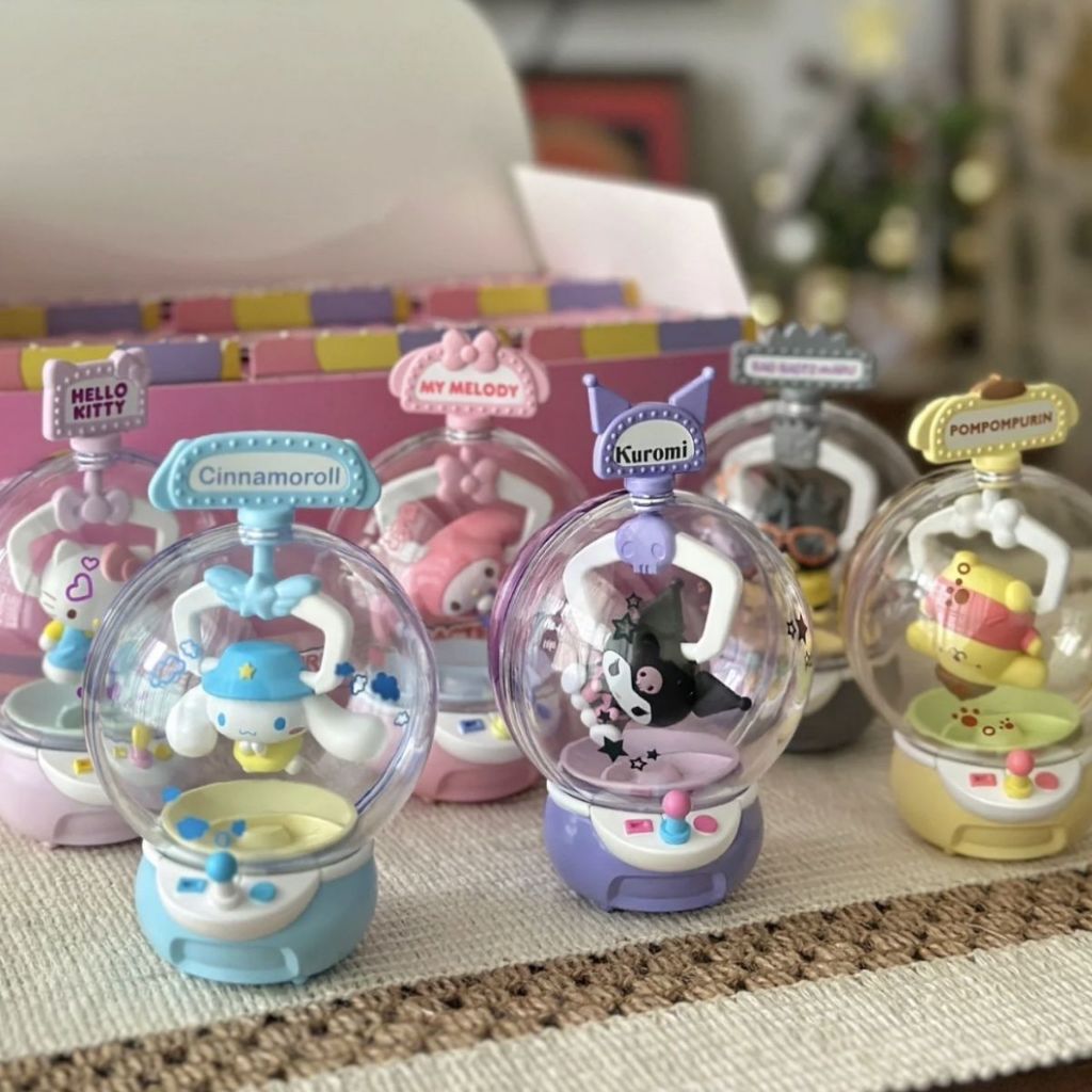 Sanriio box การ์ตูนตุ๊กตา ของขวัญวันเกิด กล่องตาบอดทำมือ Kulomi แฟชั่นยอดนิยม กล่องสุ่ม กล่องตาบอด ของขวัญ กล่องตาบอดน่า